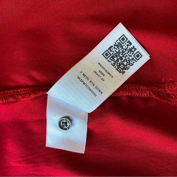 True Religion V Neck Button Down Blouse - Picture 11 of 14